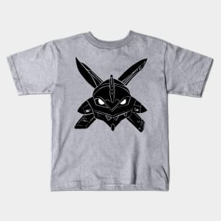 Chibi Robot Head with Knives Kids T-Shirt